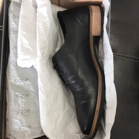 ECCO Women's Sartorelle Tailored Tie Oxford Flat - Picture 4 of 4